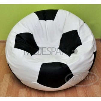 Sedací vak fotbalová lopta 300L, 80 cm XL nr.12