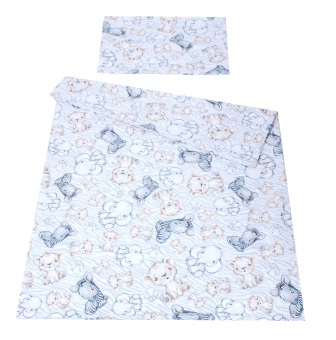 Obliečky do postielky 120/90 cm - safari / zebra