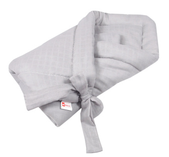 Ľahká zavinovačka mušelínová sivá