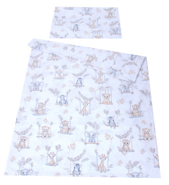 Obliečky do postielky 120/90 cm - safari na hojdačke