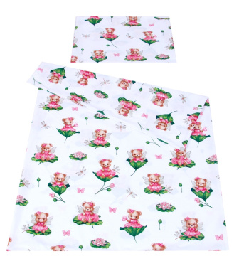 Obliečky do postielky 120/90 cm -  medvedia víla