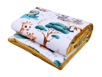 Velvet bavlnená deka 100 x 75 cm - mláďatá