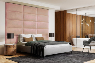 Čalúnený nástenný panel 60x30x3 cm - 14