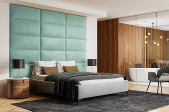 Čalúnený nástenný panel 60x30x3 cm - 15