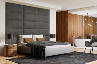 Čalúnený nástenný panel 40x30x3 cm - 19