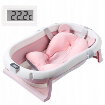 Detská vanička Premium skládacia - růžová