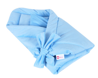 Zavinovačka VELVET - svetlo modrá