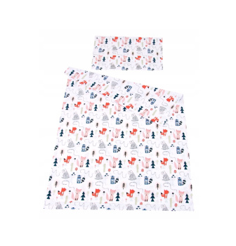 Obliečky do postielky 120/90 cm - líška