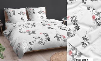 Obliečky LUX bavlna-satén  140/200 a 70/80 vzor 4304C