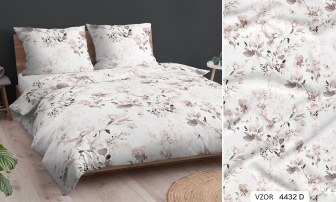 Obliečky na vankúš LUX bavlna-satén  40x40 vzor 4432D