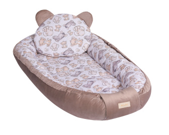 Hniezdo pre bábätko Velvet vzor - 9400-5
