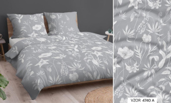 Obliečky na vankúš LUX bavlna-satén  40x40 vzor 4740A