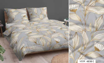 Obliečky na vankúš LUX bavlna-satén  40x40 vzor 4838C