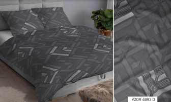 Obliečky LUX bavlna-satén  140/200 a 70/80 vzor 4893D