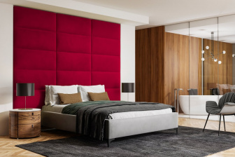 Čalúnený nástenný panel 40x30x5 cm -06