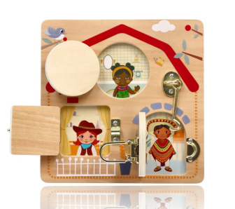 Tabuľka s hlavolamami Deti sveta