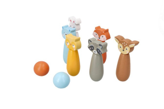 Drevené kolky - zvieratká z lesa