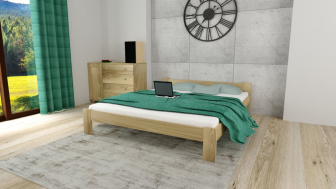 Posteľ z masívu Anetka 120 x 200 cm + matrac Optimal 10cm + rošt ZADARMO