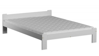 Posteľ z masívu Anetka 140 x 200 cm BIELA + rošt ZADARMO