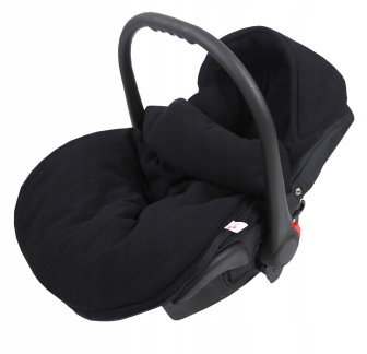 Ľahký fusak z mušelínovej bavlny - čierná