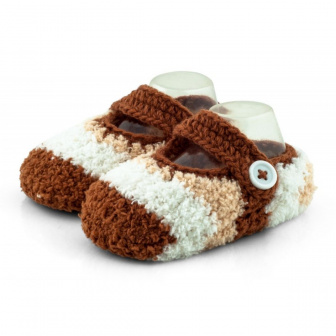 Dojčenské ponožky - 6-12 mesiacov BFS 001 - hnedá