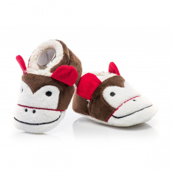 Dojčenské capáčky 0-6 měsíců BFU 051 - brown