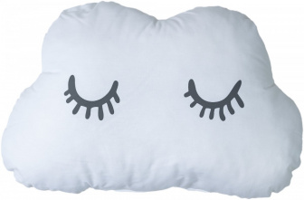 Dekoračný vankúšik - mráčik bílý