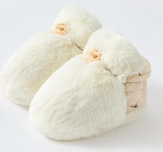 Dojčenské capáčky 6-12 mesiacov obojstranné 2v1 biela