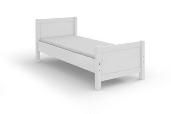 Posteľ z masívu Antoaneta 80x200 cm - BIELA+ rošt ZADARMO