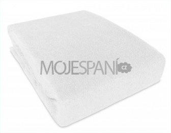 Froté prestieradlo s gumkou 140/200 cm ECONOMY - bílá