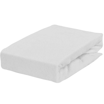 Froté prestieradlo LUX s gumkou 160/200 cm - biela