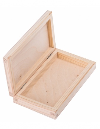 Drevená krabička - plochá