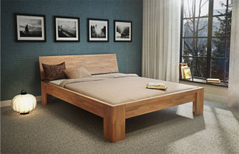 Posteľ Casta 180/200 cm masiv buk + rošt ZADARMO