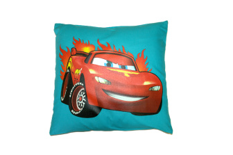 Detská obliečka na vankúš 40x40 cm - Car / tyrkys