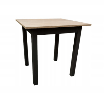 Stôl Loft 70 x 70 - čierny