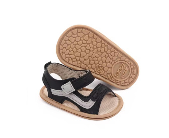 Sandálky 6-12 mesiacov / D2795-3 / čierna