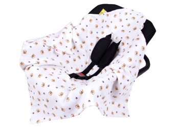 Mušelínová deka do autosedačky 80x80 cm - tigriec