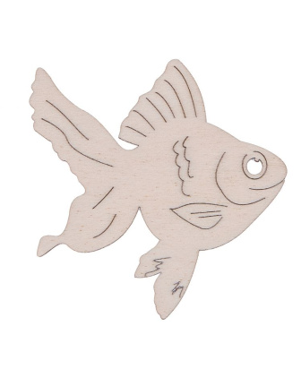 Drevená dekorácia -  Rybka