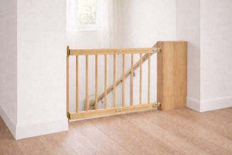 Zábrana dvere, schody 72-122 cm výška 82 cm