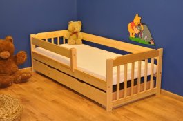 Detská posteľ 160x70 cm so zásuvkou Miki + rošt