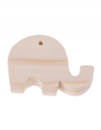 Drevená dekorácia 5,5x3,5 cm - Sloník