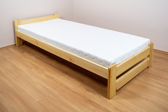 Posteľ Halle  90x200 cm masív + matrace Diana 12 cm + rošt ZADARMO