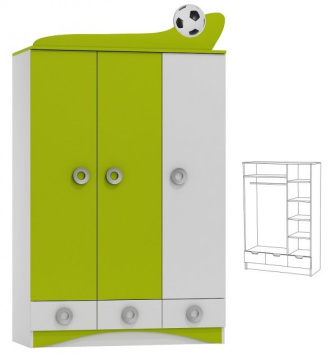 Skriňa N10 - Fotbal