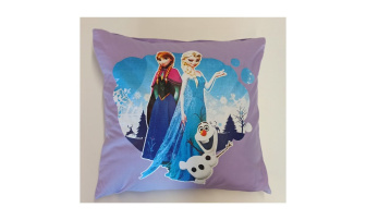 Detská obliečka na vankúš 40x40 cm - Frozen / lila
