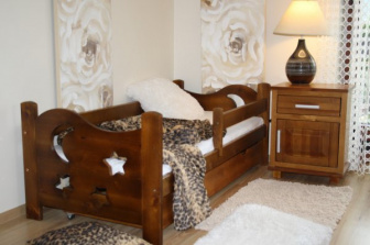 Šuplík pod posteľ 160 cm dub