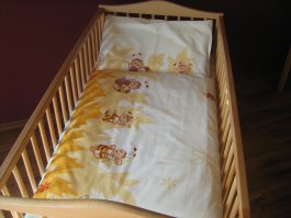 Obliečky - oranžové včielky