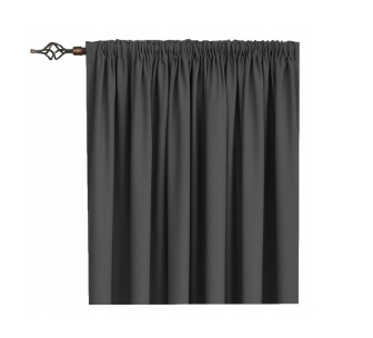 Záves Panama 140/250 cm s gumkou - šedá