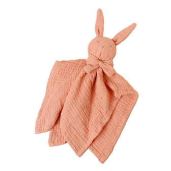 Roztomilý muchláček pre dojčatá - Zajačik/ staroružová