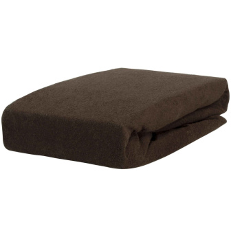 Froté prestieradlo LUX s gumkou 180/200 cm - čokoláda