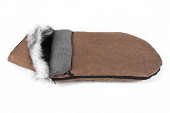 Detský fusak zimný liška 90 cm - hnědý